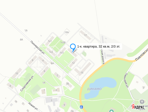 1-к. квартира, 32 кв.м, 2/3 эт.
Санкт-Петербург, Пушкинский район, Павловск, Пионерская ул., 13